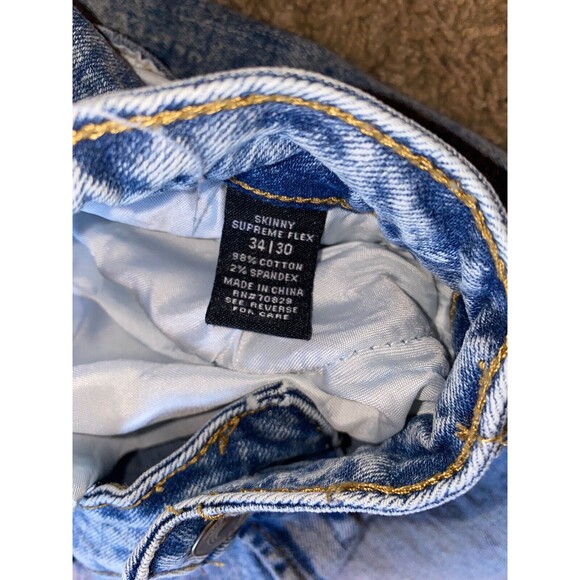 Men’s Jeans Rue 21 Premium 34W 30L Skinny Supreme Flex - Picture 4 of 7